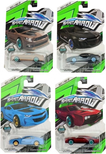 Auto da corsa in metallo