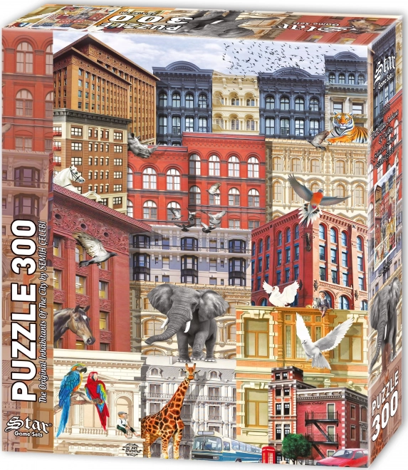 Star puzzle abitanti originari della città 300 pezzi