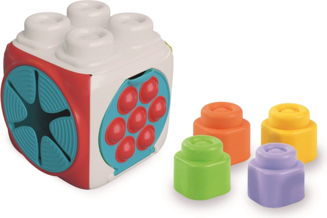 Cubo sensorio colorato