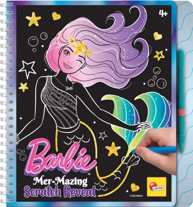 Libro da disegno Barbie Mer-Mazing Scratch