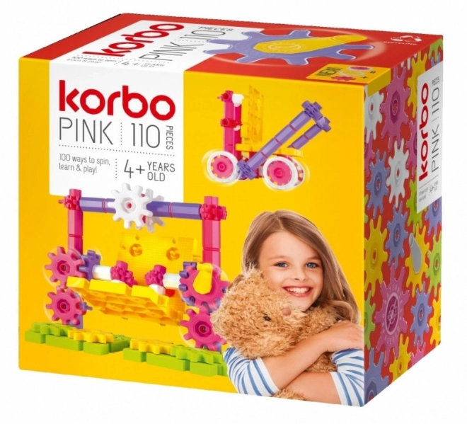 Klocki Korbo Pink Set