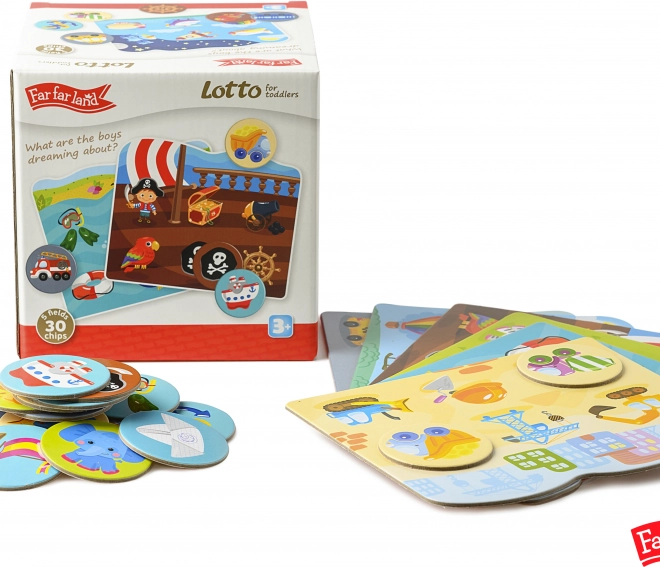 Tessere Lotto Far Far Land per ragazzi