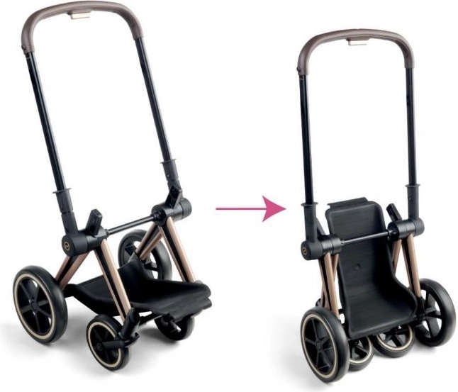 Passeggino per bambole Cybex 3 in 1 nero