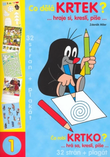Libro da colorare A4 Cosa fa la Talpa? con poster A3