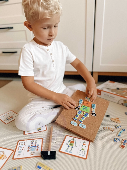 Giocattolo educativo di legno - Robot