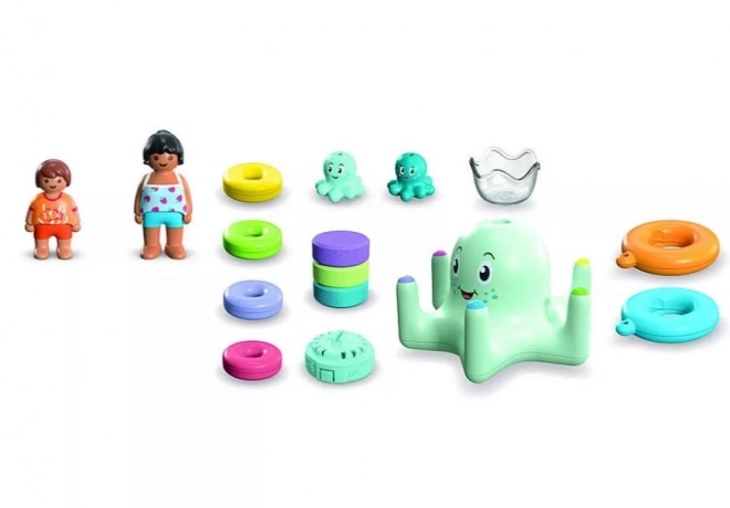 Set di figure Junior Aqua Piovra Colorata