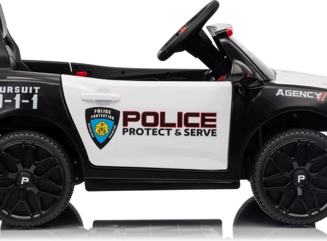 auto della polizia nero 911 Agenzia