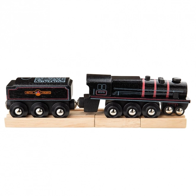 Replica Locomotiva Bigjigs Rail Black 5