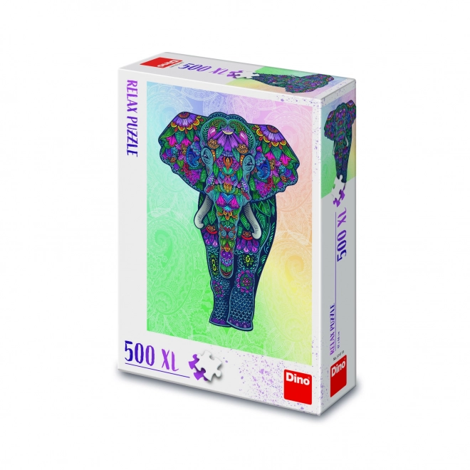 Puzzle Relax Elefante XL 500 Pezzi