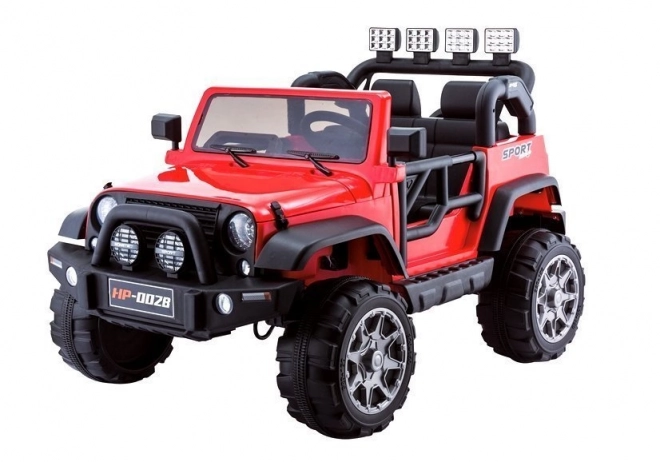 Jeep rosso per bambini