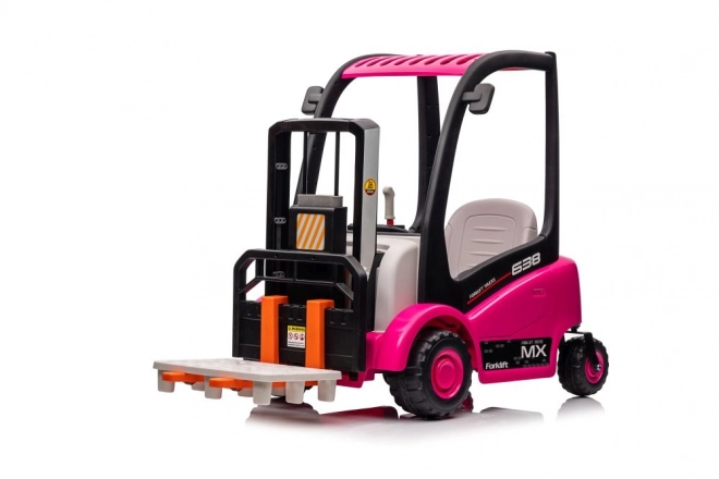 Carrello elevatore elettrico rosa