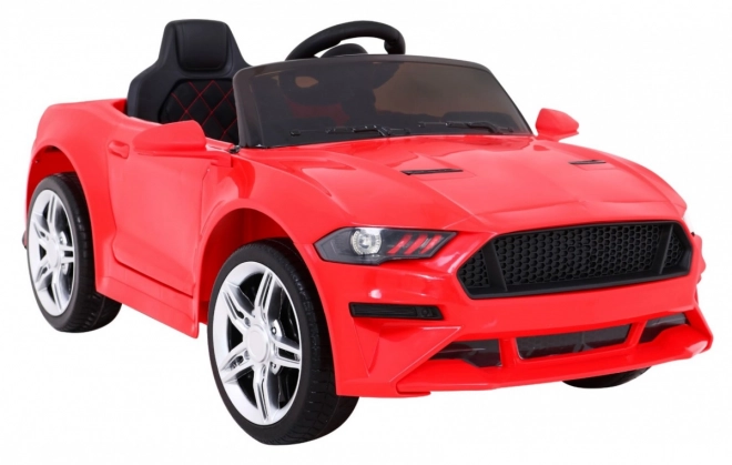 GT Auto sportivo a batteria per bambini Rosso + telecomando + avviamento lento + portabagagli + MP3 LED
