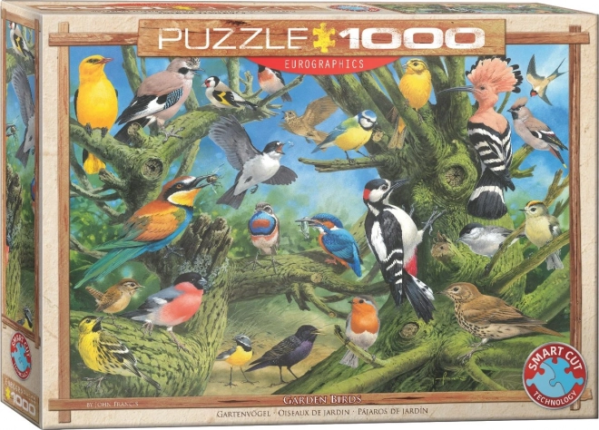 Puzzle Uccelli nel Giardino 1000 Pezzi