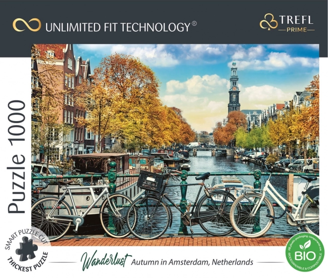 Puzzle TREFL Wanderlust: Autunno ad Amsterdam 1000 pezzi