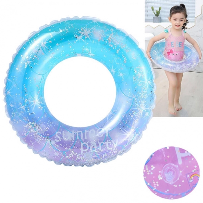 Fantastico Anello Gonfiabile con Confetti per Bambini 70cm