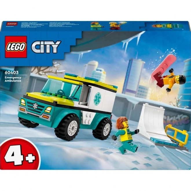 Ambulanza e Snowboarder LEGO City