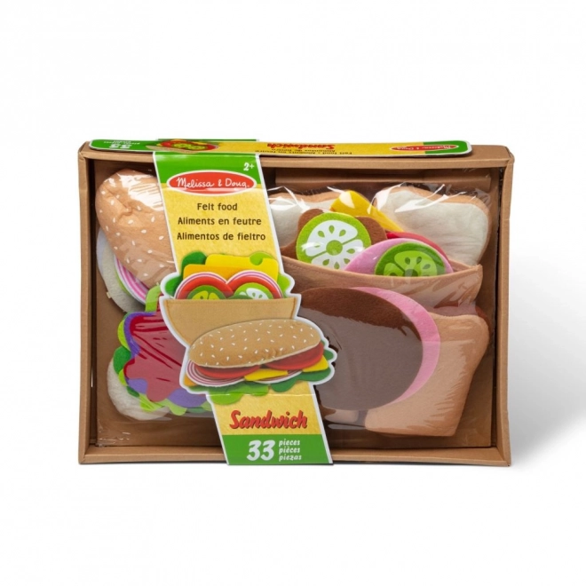 Set Felt Sandwiches per Bambini