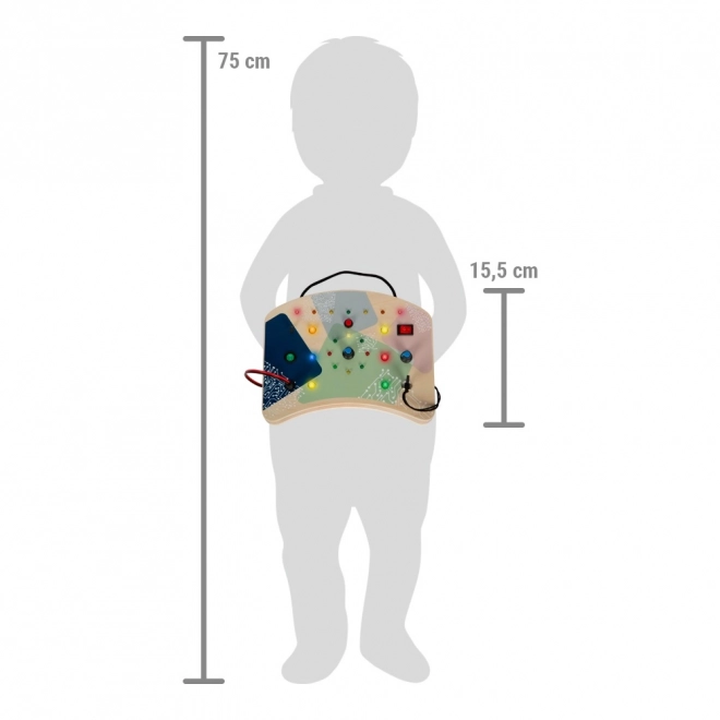 Tavola motoria Small Foot con luci LED e interruttori