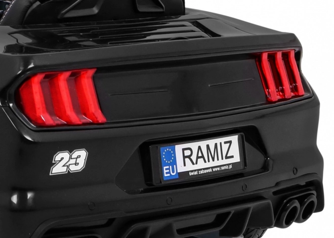 Auto elettrico per bambini GT Sport Polizia nero