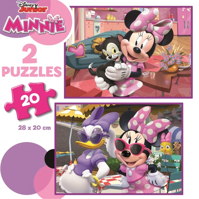 Puzzle EDUCA Minnie 2x20 pezzi