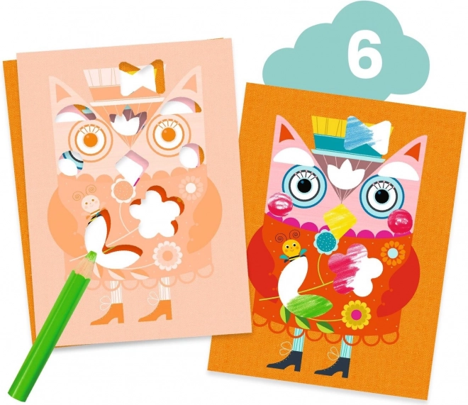 Set creativo Djeco Gatto e amici