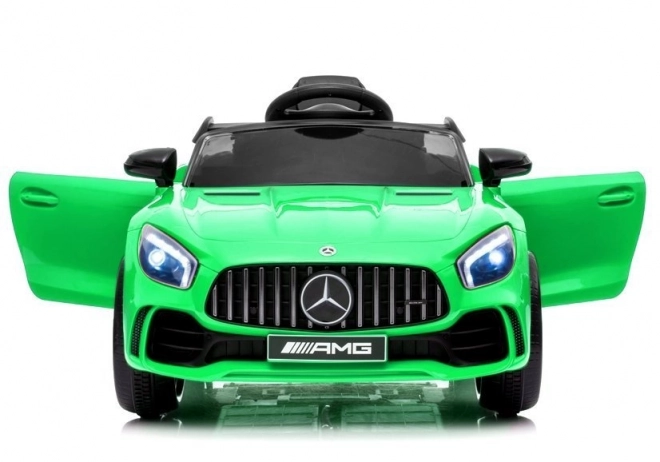 Auto elettrico per bambini Mercedes AMG GT R verde