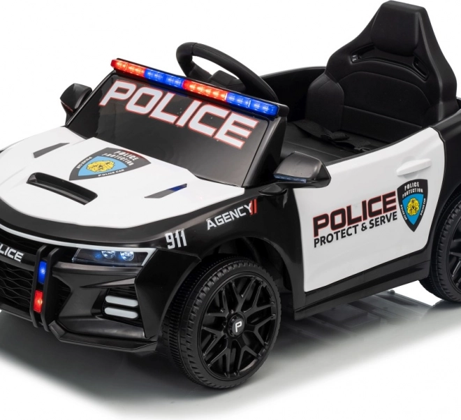 auto della polizia nero 911 Agenzia