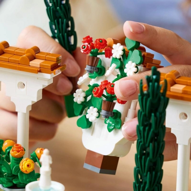 Fontana da giardino LEGO per adulti