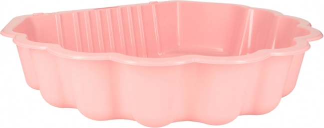 chiusura piscina e sabbiera a biscotto rosa in uno