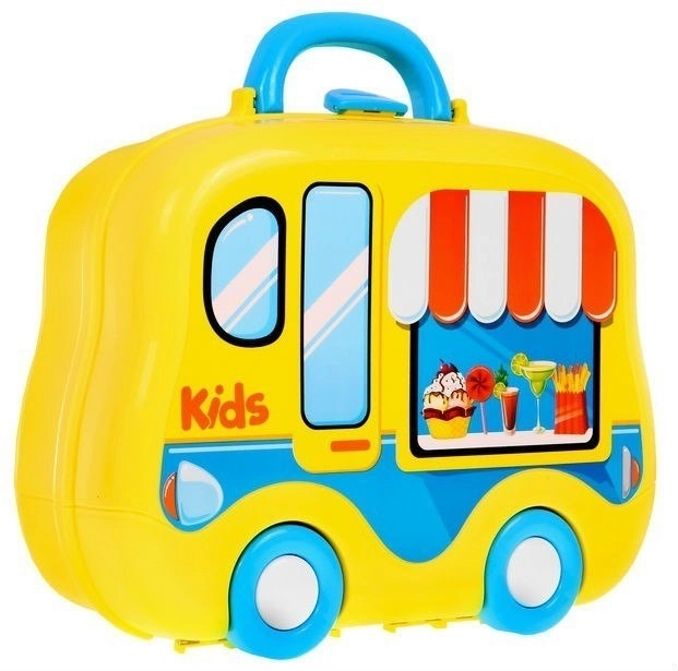 Cucina portatile Food Truck per bambini 3+ con valigia e accessori