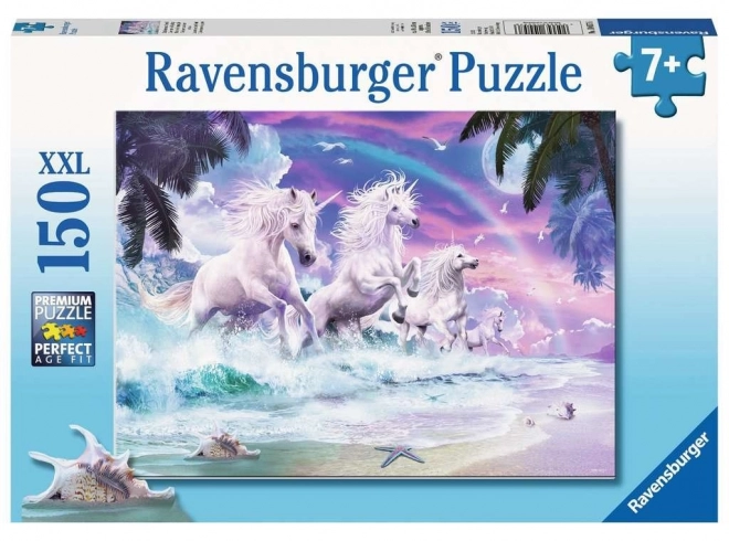 Puzzle unicorni sulla spiaggia XXL 150 pezzi