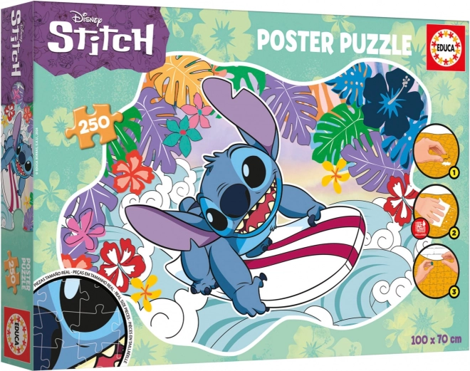 Puzzle poster Stitch 250 pezzi