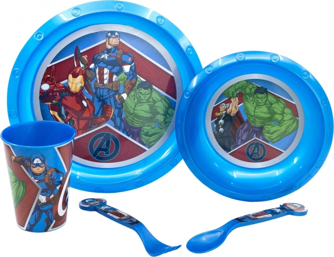 Set per bambini Avengers 5 pezzi