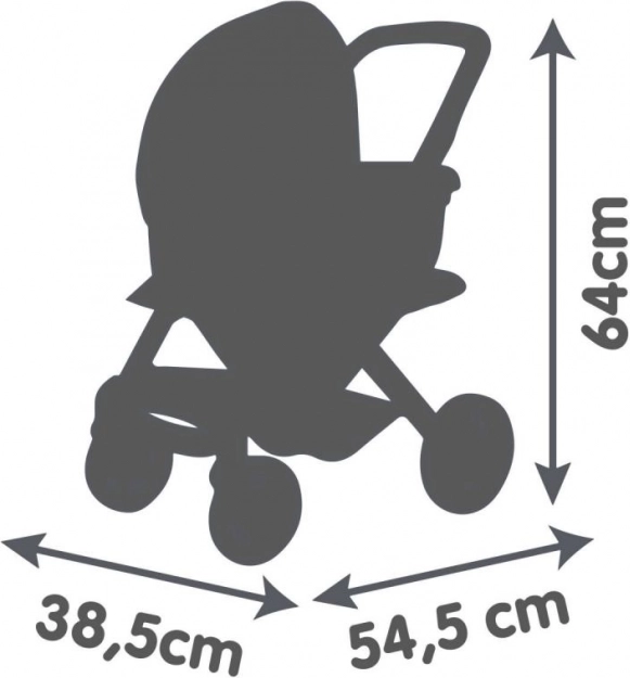 Passeggino per bambole Maxi-Cosi rosa chiaro