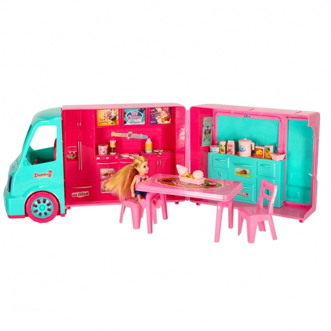 Camper Food Truck per Bambole - Set Gioco