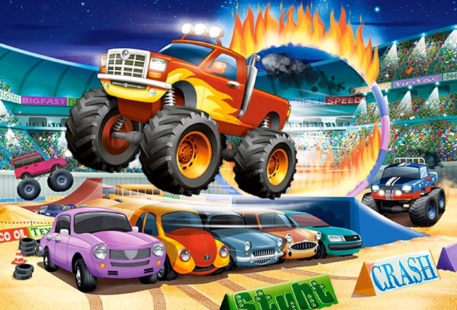 Puzzle maxi 40 pezzi Monster Truck saltante