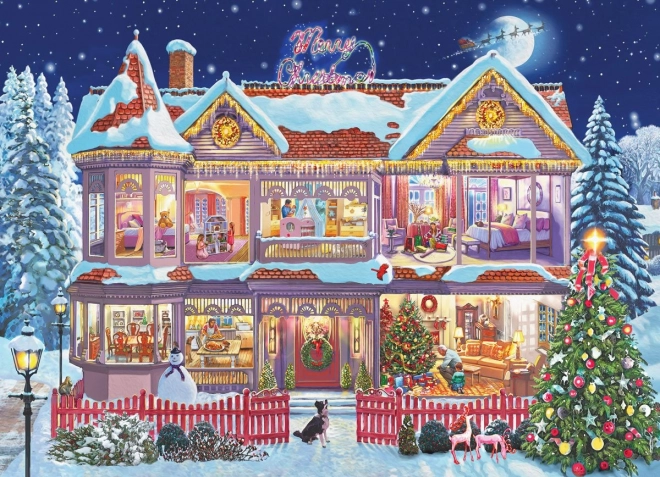 Puzzle Preparativi di Natale 1000 pezzi