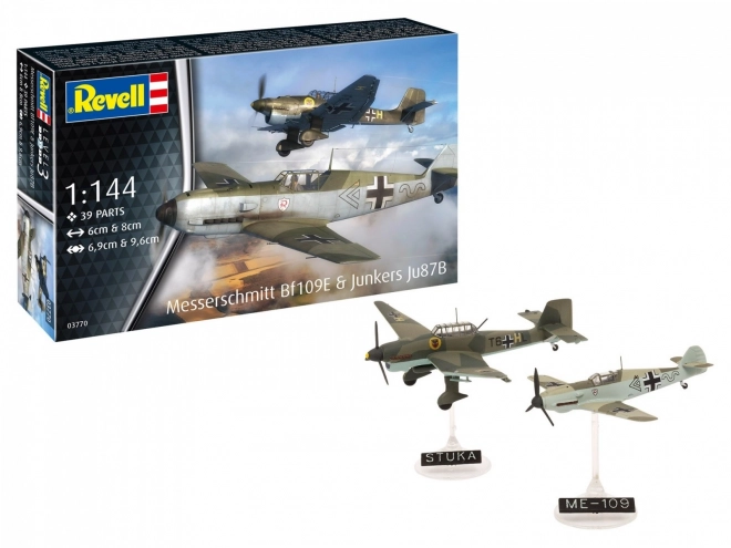 Modelli in scala Me BF109E & Junkers JU87B