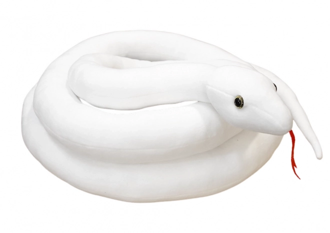 Serpente di peluche bianco 200 cm