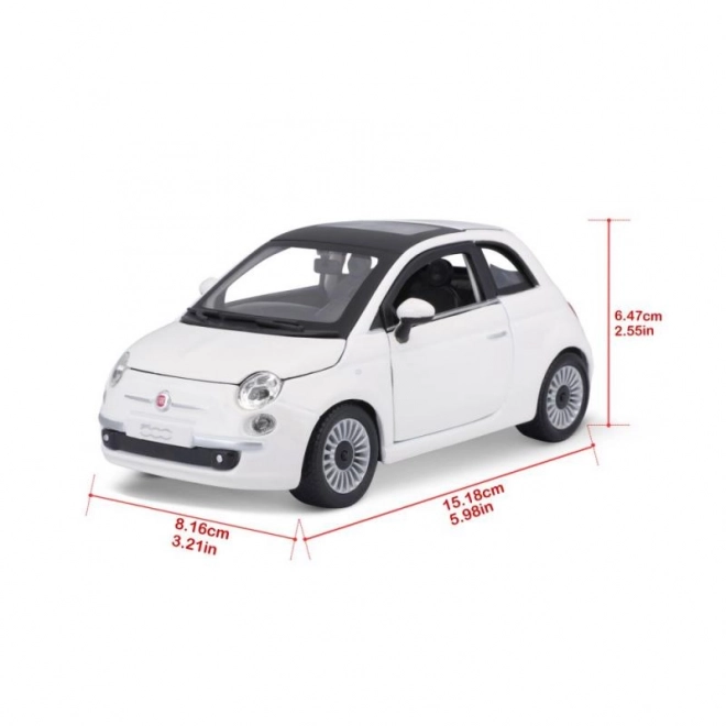 Modello Metallo FIAT 500