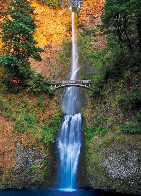 Puzzle Multnomah Falls USA 1000 Pezzi