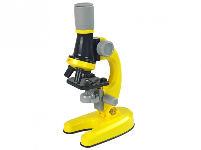 Set educativo microscopio da scienziato giallo