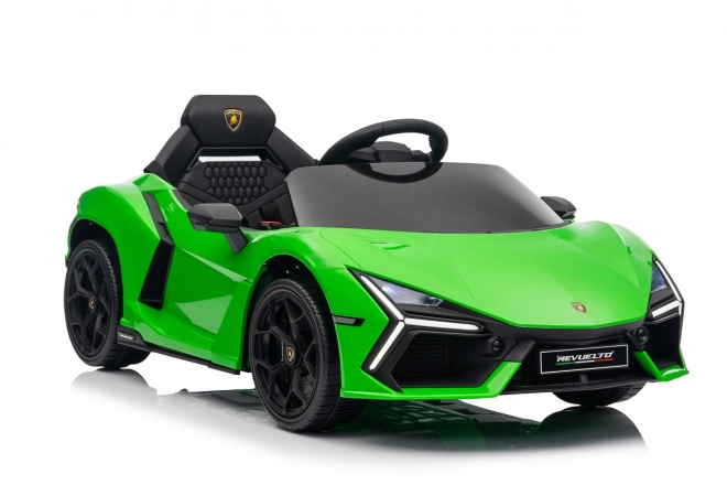Macchina elettrica Lamborghini Revuelto verde