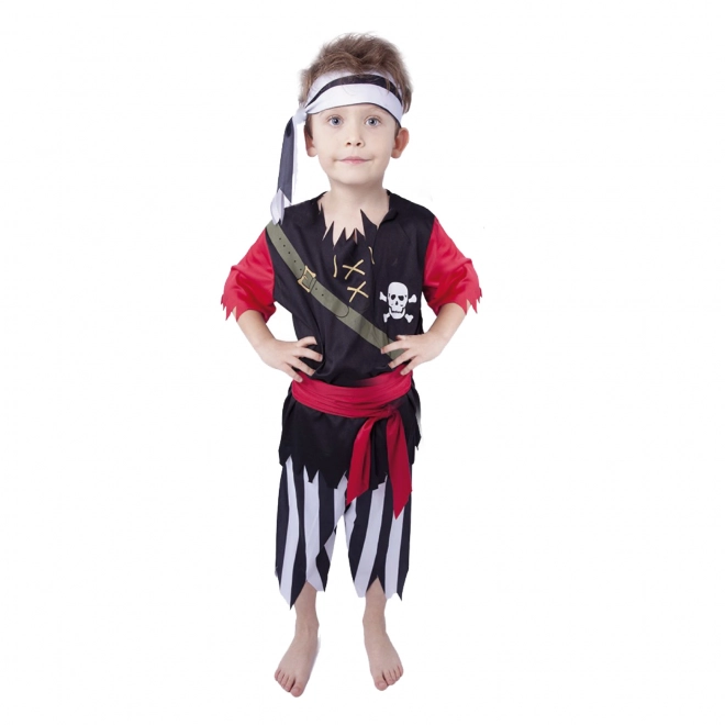 Costume pirata con bandana per bambini