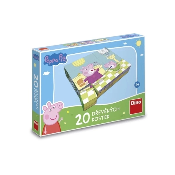 Cubi in Legno Peppa Pig: Giorno Felice