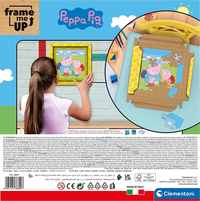 Puzzle 60 Pezzi Cornice Peppa Pig