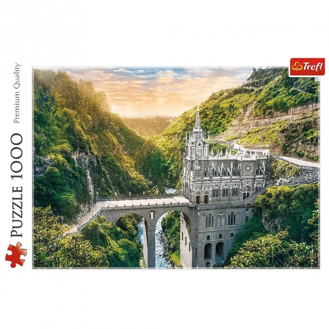 Puzzle Santuario di Las Lajas Colombia 1000 pezzi