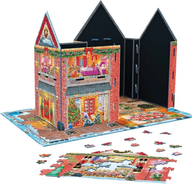 Puzzle 3D Casetta di Natale 1100 Pezzi