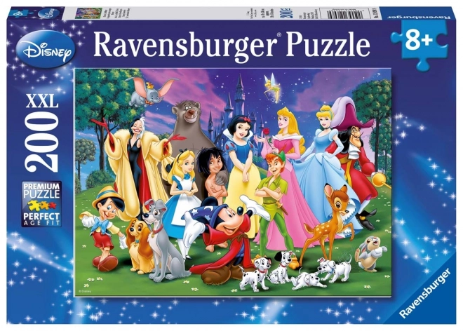 Puzzle personaggi magici Disney XXL 200 pezzi