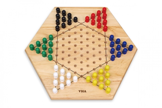 Gioco da Tavolo Cinese Dama in Legno